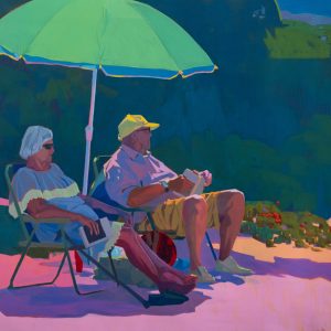 “Seniors looking at the beach“, Timm Blandin, 2024